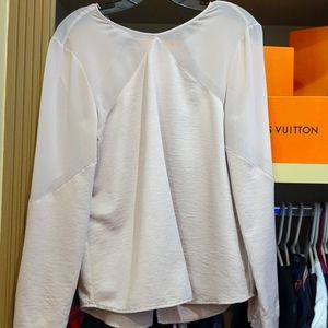 State brand silkie BLUSH  colored blouse